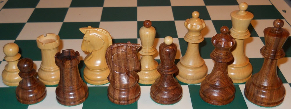 1950s' Fischer Dubrovnik Chess Set- Chess Pieces Only - Ebony